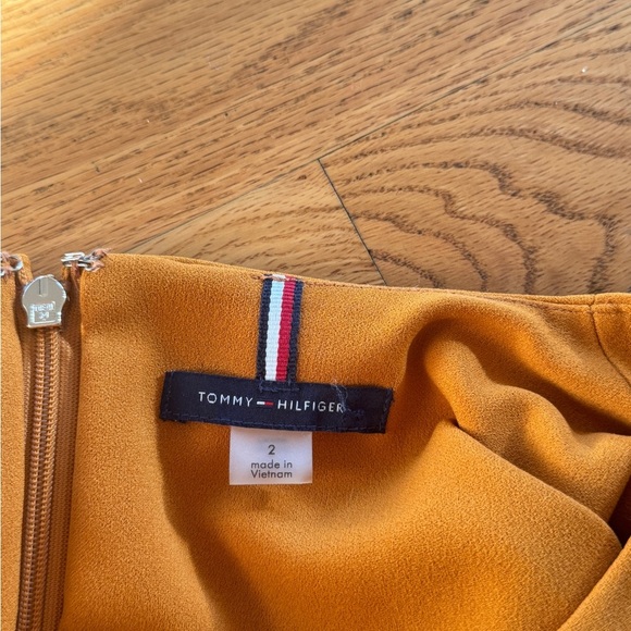 Dress Tony hilfiguer Elegant Orange Women's Dress - Picture 5 of 7